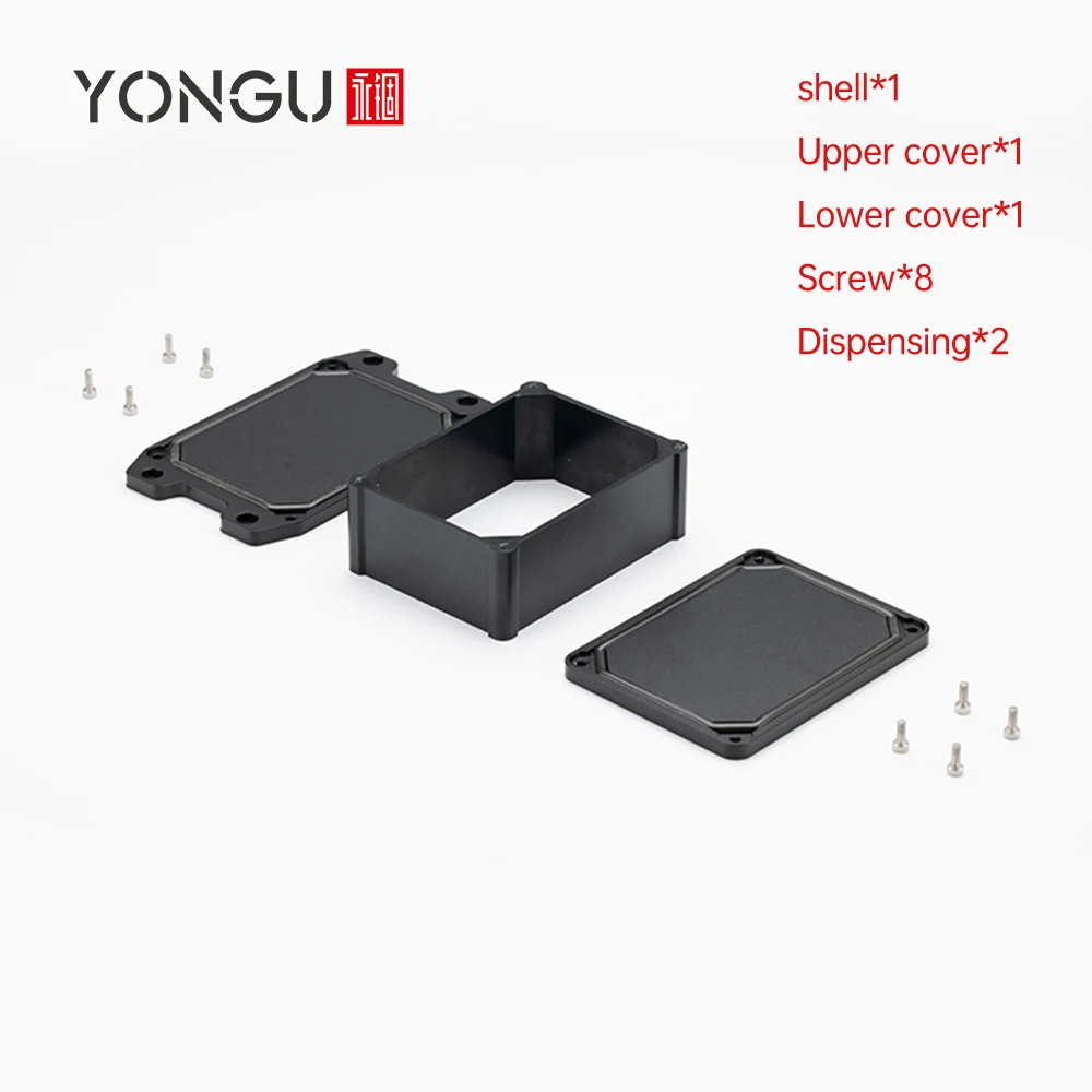 Yonggu L01 100*75MM Electrical Equipment Housing Aluminum Extruded Enclosure Custom Ip68 Waterproof Explosion Proof Junction Box