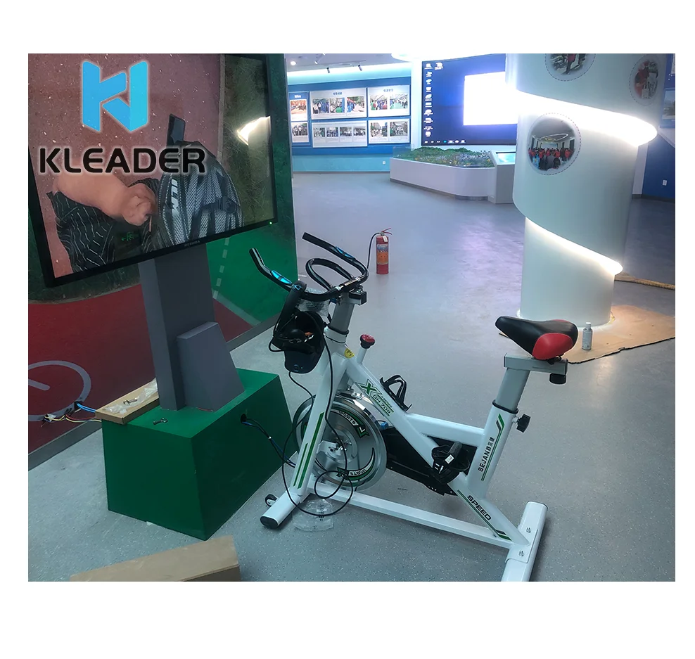 New Interactive VR Exercise Bike Virtual Journey Indoor Smart Exercise Bikes Pavilion facilities Playground Equipment