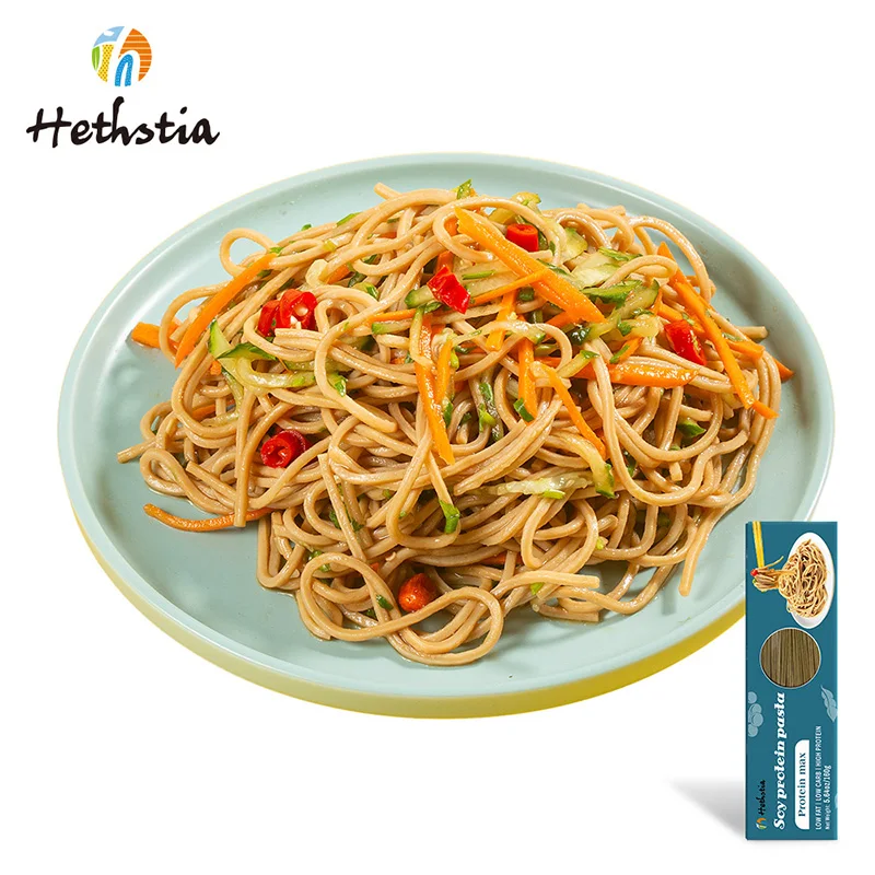 Low Calorie Keto Healthy Food High Fiber Protein Soy Pasta From Hethstia