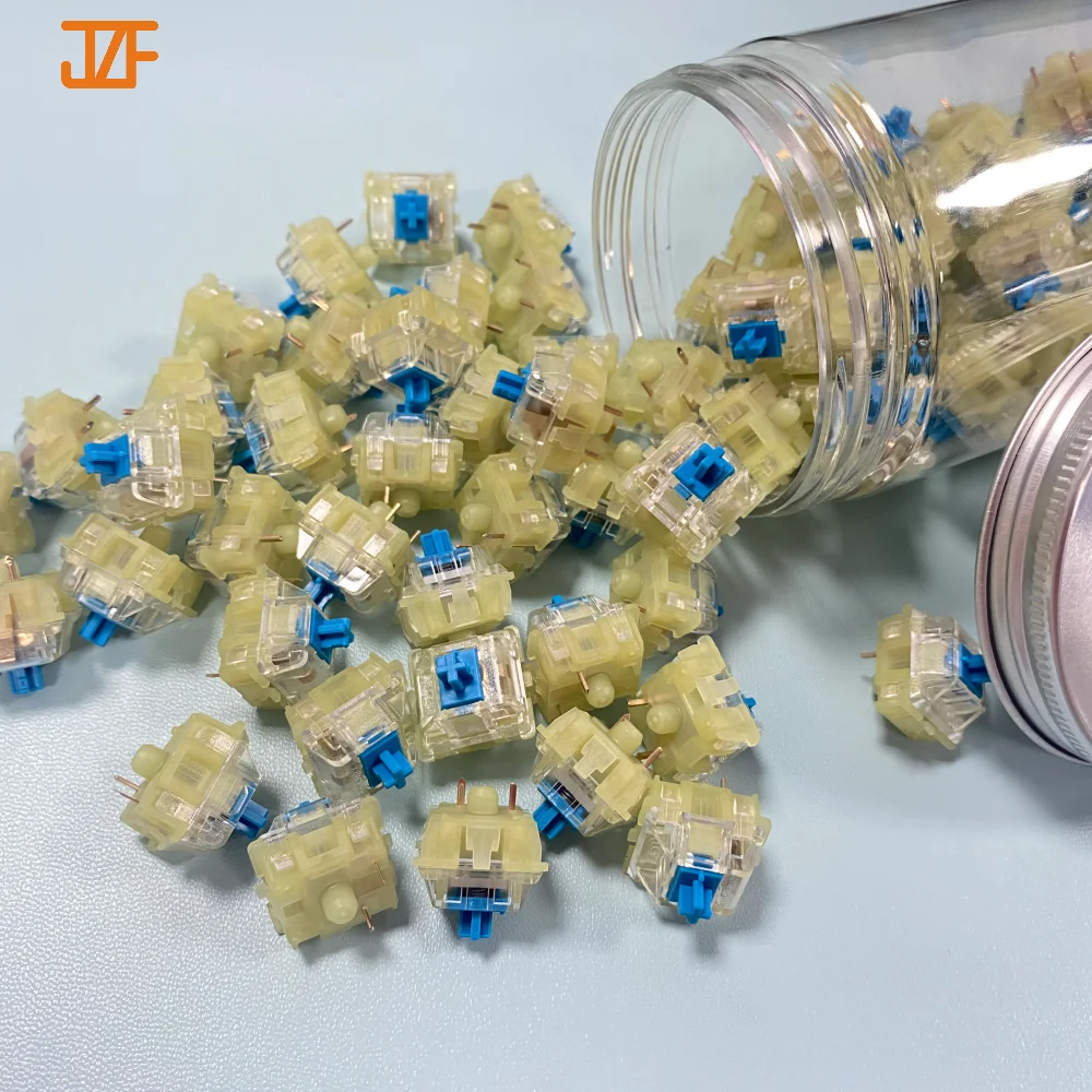 Custom 100Pieces Blue Switches Cherry MX Stem 3 Pin Switches For Gaming Keyboards Test Key Hot Swap