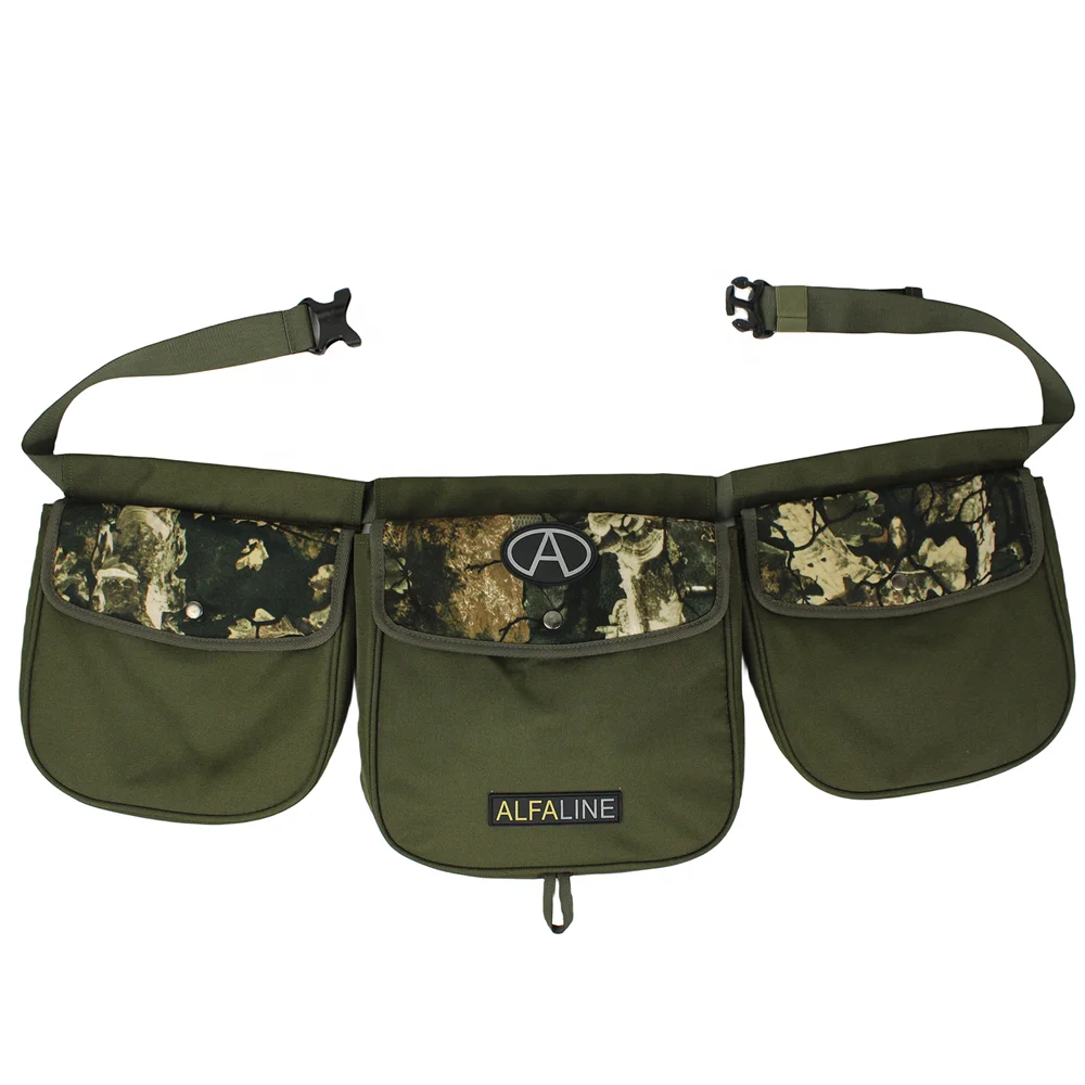 ALFA Camo Hunting Bag Gamebird Hunting Bag Shell Belt Camouflage Belt with Game Pouch