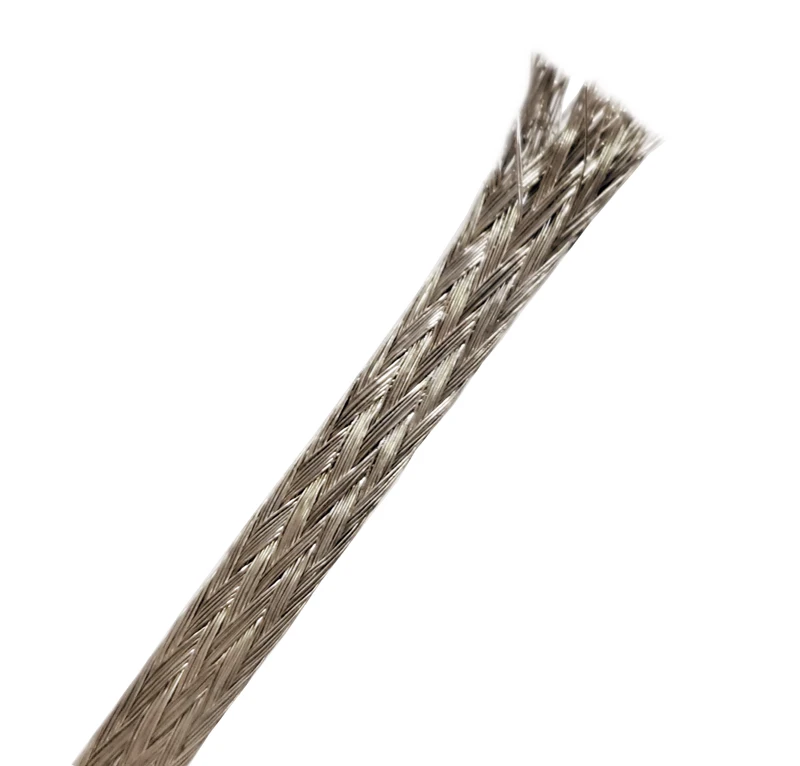 OEM/ODM Tinned Copper Flexible Connecting Cable Braided Tape Electric Car Soft Bonding Jumper Wire Strip for Battery