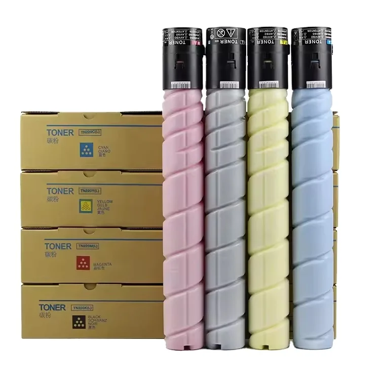 TN220 TN221 Best Quality CMKY Compatible Toner Cartridges for Bizhub Press C221 221S 281 7128 C227 C287 C7528 227