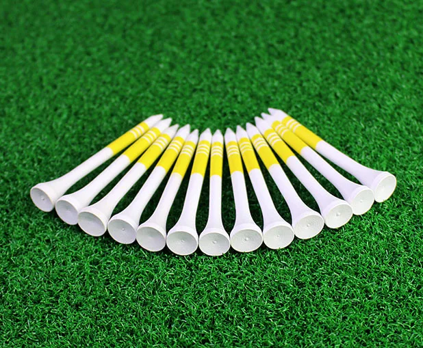 Customized Bulk Bag Pack Colored Biodegradable Wooden Bamboo Golf Tees Pegs
