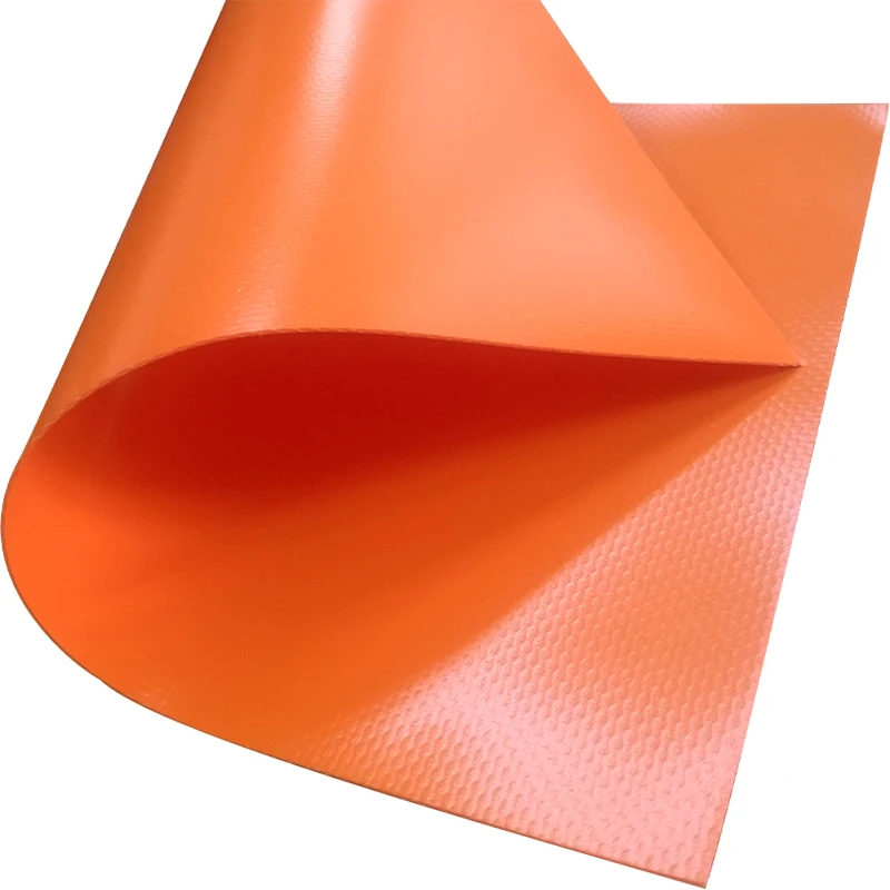 1100gsm PVC Tarpaulins Tensile Fabric Low Surface Friction Membrane Tensile Structure Material With UV Resistance
