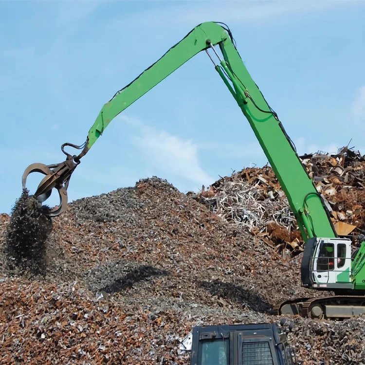 Heavy Duty Waste To Energy Station Garbage Waste 3MT Electric Hydraulic Grab Bucket