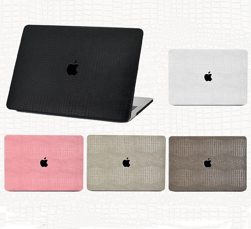 Luxury Fashion New Product Crocodile Pattern Laptop Case for MacBook Pro 14 16 Leather  Casing Air Design A1706 A2442