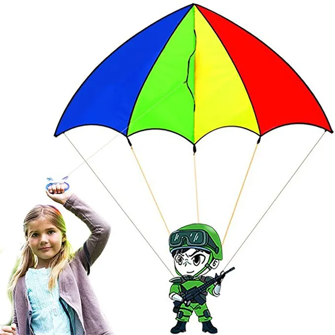 delta cartoon rainbow Parachute kite