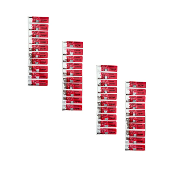 Наклейка на Windows 11 Home COA 6 месяцев гарантии Бесплатная доставка DHL красный цвет (1 комплект = 10