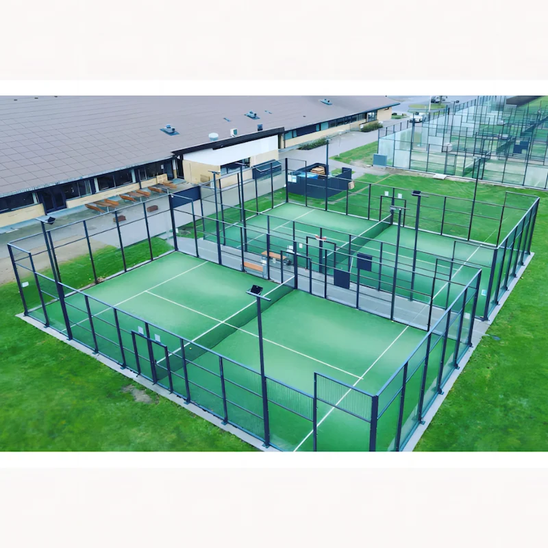 OEM Customizable Anti-corrosion Panoramic Padel Court Paddle Tennis Sports Fence to Sports Clubs Hotels and Padel Clubs