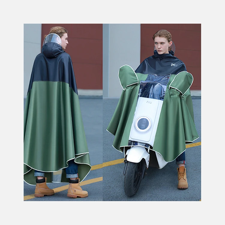 Black With reflective cheap rain And Trousers waterproof RainJackets Motorcycle Mens Rain Coat Jackets