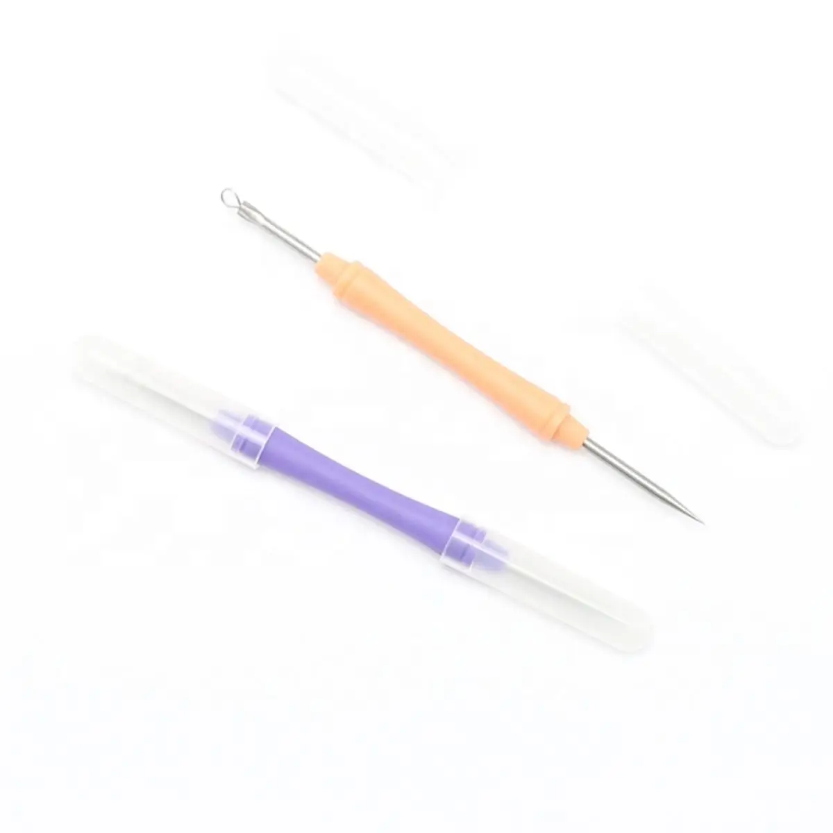 Colorful Acne Needle Detached Portable Skin Care Tool Blackhead Pimple Removal Extractor Double Head