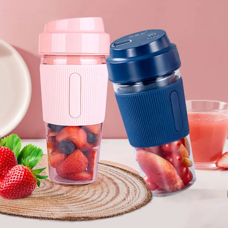4 Blades Electric Blender Smoothie Milkshake Maker USB Portable Blender Juicer Cup Fruit Juicer Mixer