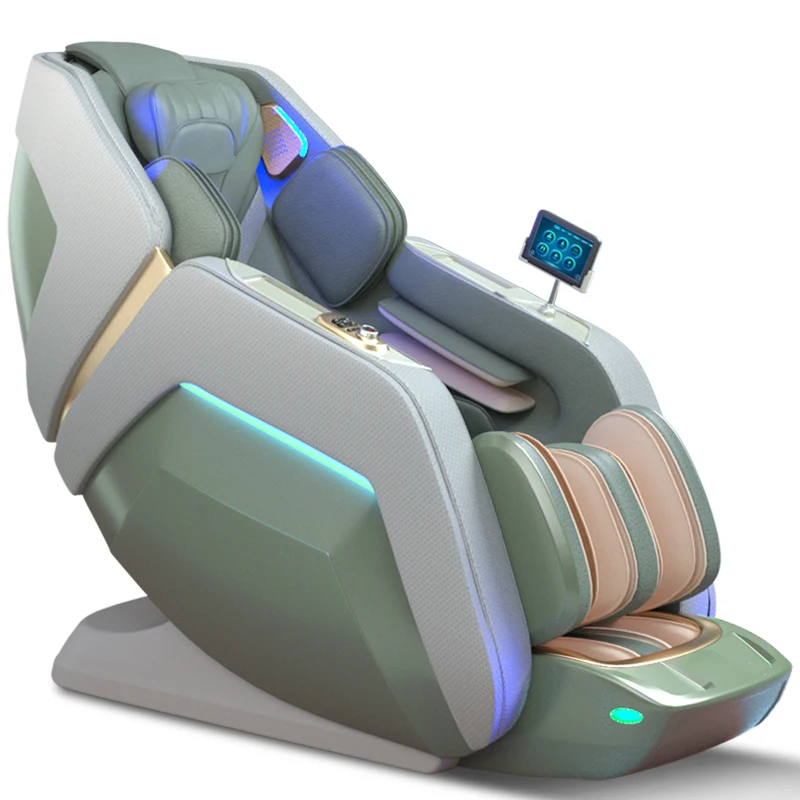 Modern Luxury Foot Full Body AI Smart Recliner SL Track 2D Zero Gravity Massage Chair 4D  Calf rubbing, Health detect