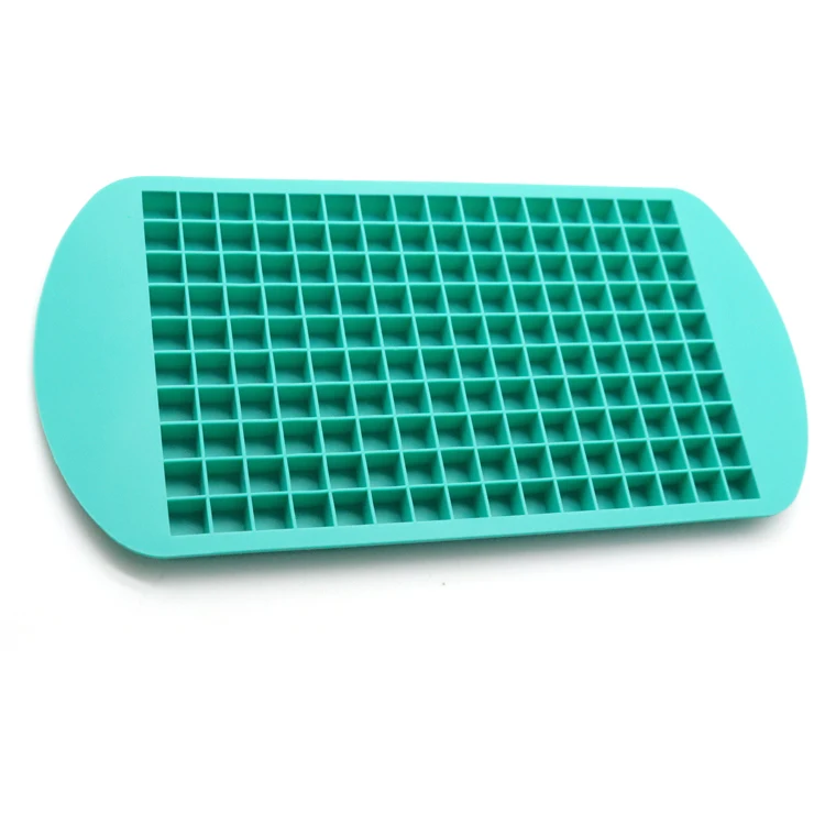 Factory Provide Homemade Small Cube 160 Grids Small Mini Tiny Silicone Ice Cube Trays For Bar