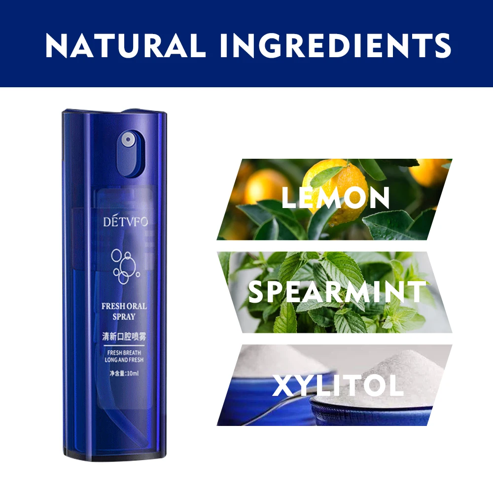Oem Оральный/ротовой спрей персик для плохого дыхания мятный спрей для рта