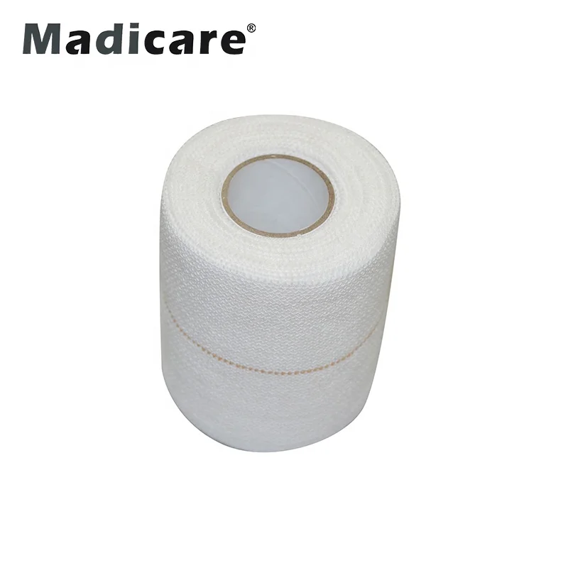 Elastoplaste elastoplast tensoplast Cotton heavy weight yellow line white sports physical Elastic adhesive Bandage EAB tape