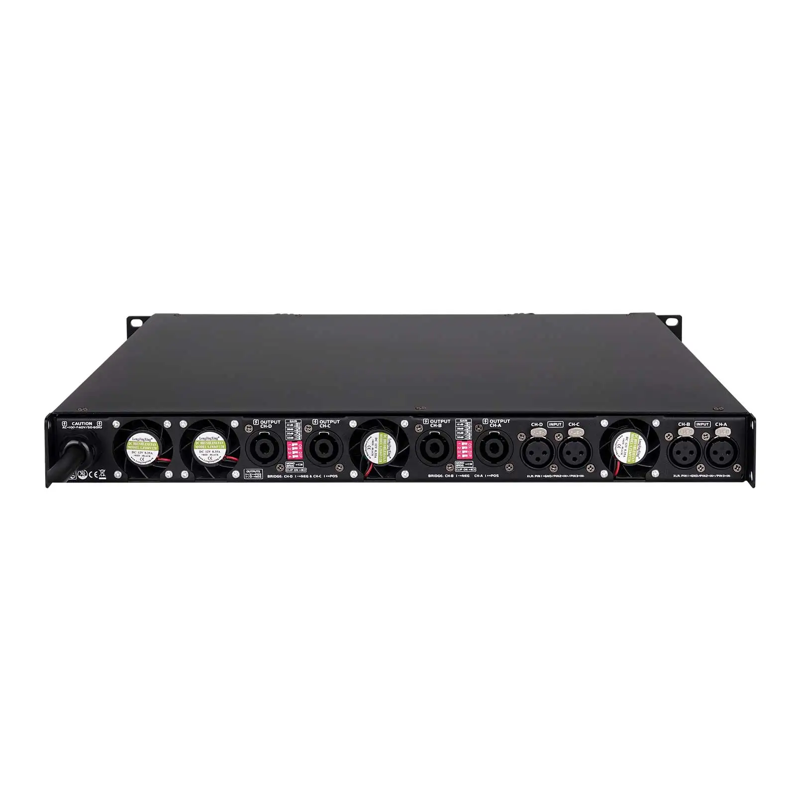 EIF KG422-DSP Class D  4*2200W professional audio power amplifier high power audio system 4 channel digital power amplifier