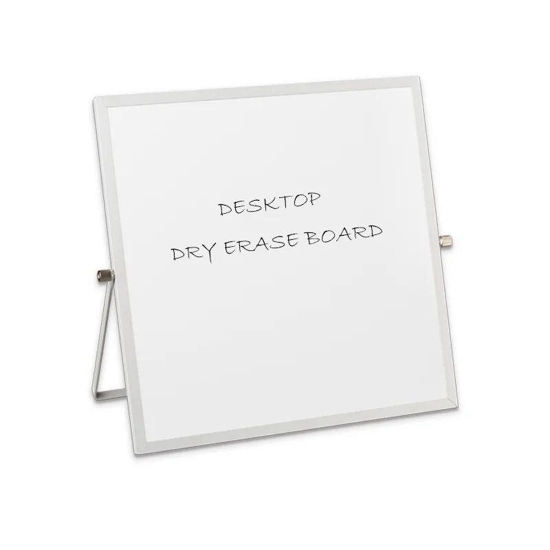 Portable Double-Sided Dry-Erase Tabletop Easel Board Mini Metal Whiteboard Stand Small Magnetic Desktop Easel