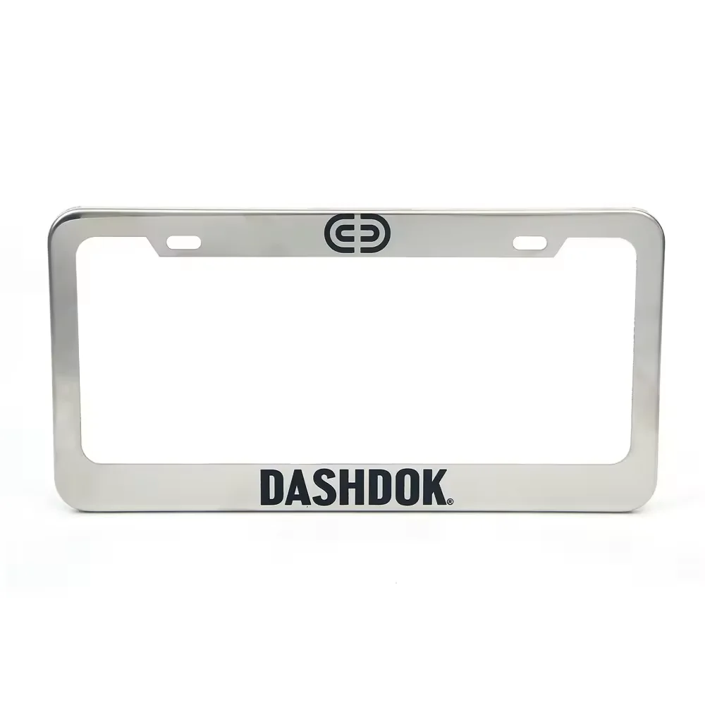 USA & CAN Size Blank License Plate Frames Plastic Metal Iron Stainless Steel License Plate Frame