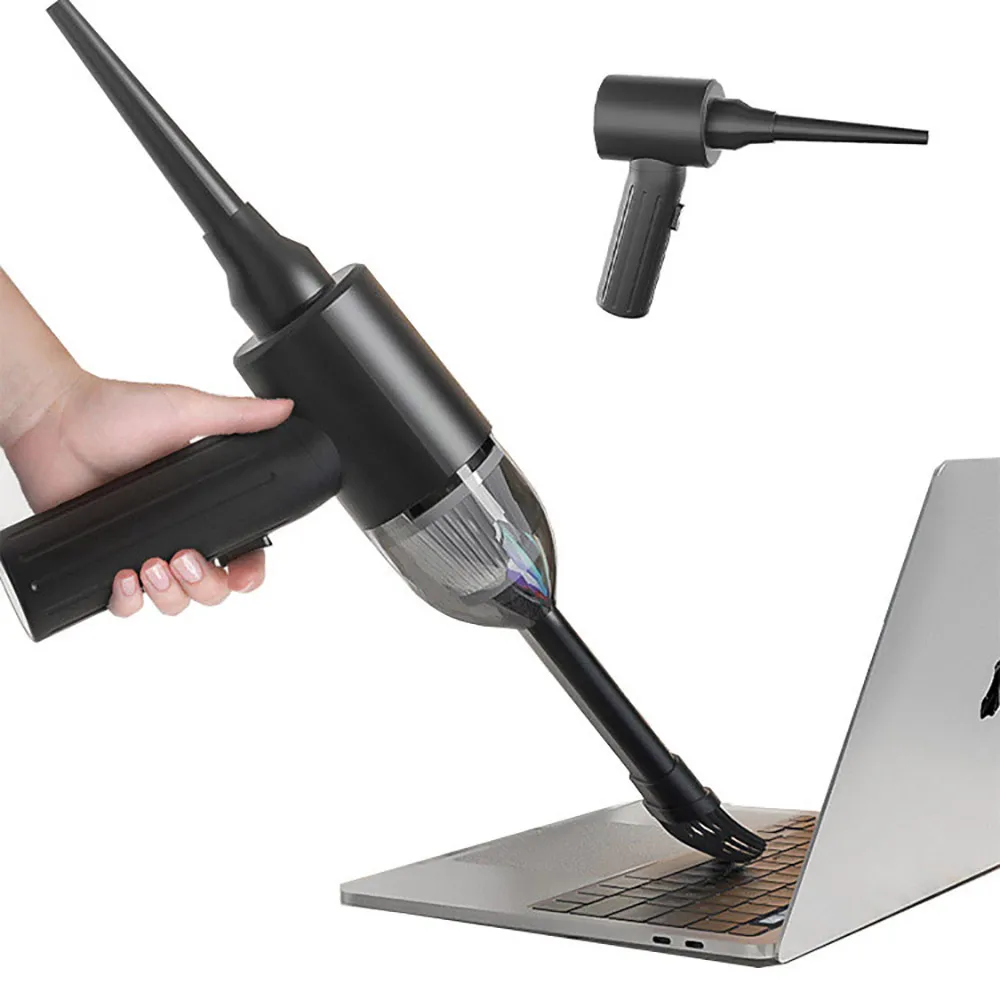 5000Pa Rechargeable Powerful Cordless 4 IN 1 Air Duster Vacuum Blower Mini Vehicle Wireless Handheld Car Vacuum Cleaner