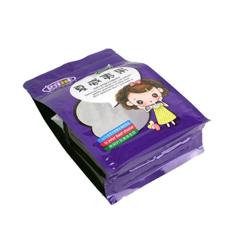 Food Packaging Flexible Plastic Dry Flour Rice Bags Flat Bottom 5kg Agriculture Seeds Bean Packing Bags From China Manufacturer