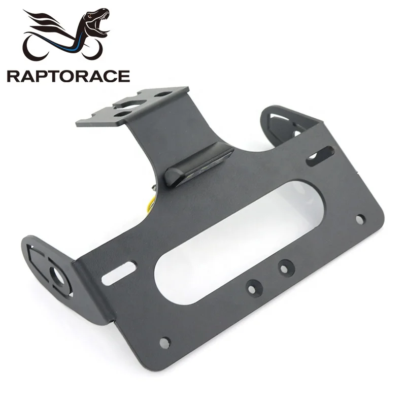 Raptorace подходит для KAWASAKI ZX6R 2009-18 ZX10R 08-10 послепродажный Алюминиевый номерной знак держатель крыло Устранитель хвоста