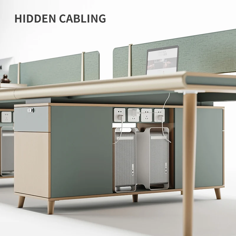 Wholesale Price Modular Office Furniture Workstation System Furniture 4 Person Workstationc office Desk Staff desk