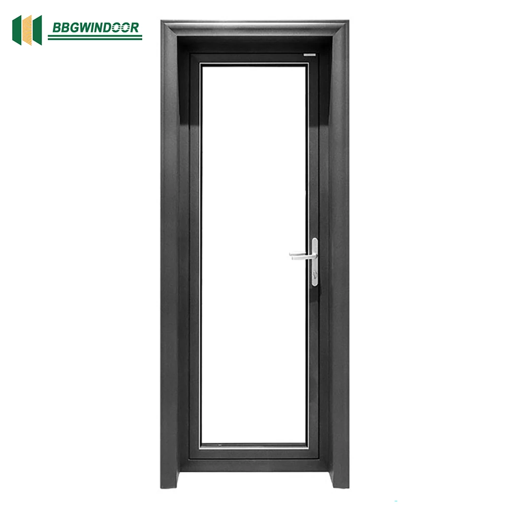 Lukliving break exterior aluminium alloy profile double glass casement doors