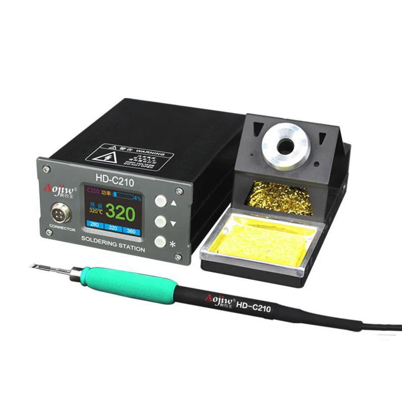 Станция для переделки сварочный стол BGA SMD плата паяльная станция Aojiw C210 портативная в наличии источник поставки собственный завод