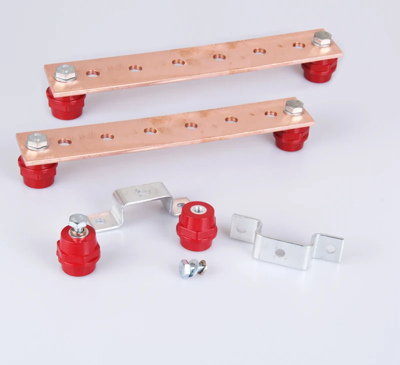 Grounding System Manufacturer Electrical Earth Busbar Bare Copper Bus Bar