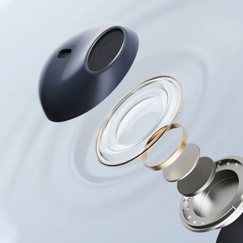 LIBERFEEL Edifier 2022 new arrival retro noise-canceling gaming wireless earphones accessories earbuds with LED digital display