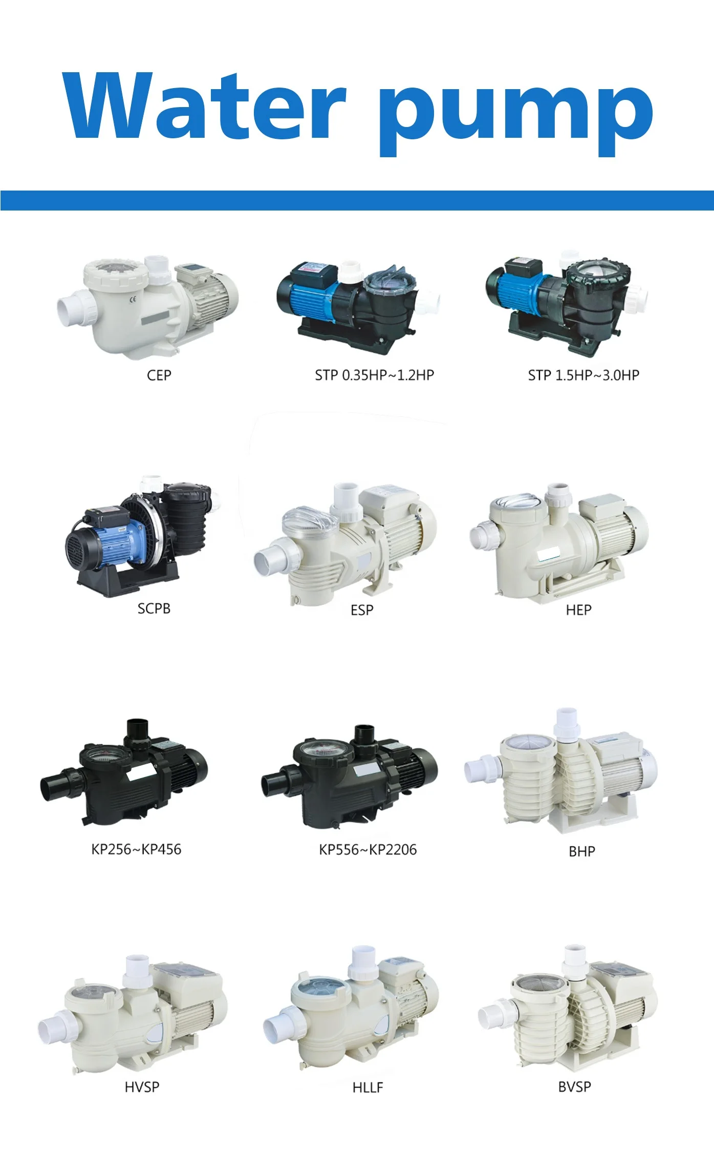 Manufacture Swimming Pool variable pump Factory wholesale pool equipment  pump electric swimming pool