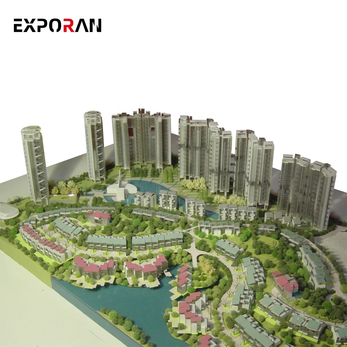 
Commercial residential area, villa area, large residential area / building miniature model for the project 