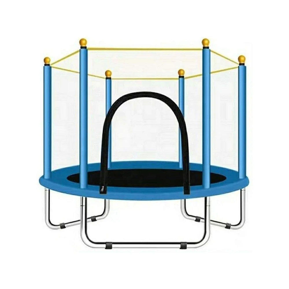 Easy to Assemble 5FT Trampoline for Kids, Mini Indoor & Outdoor Trampoline for Baby & Toddlers