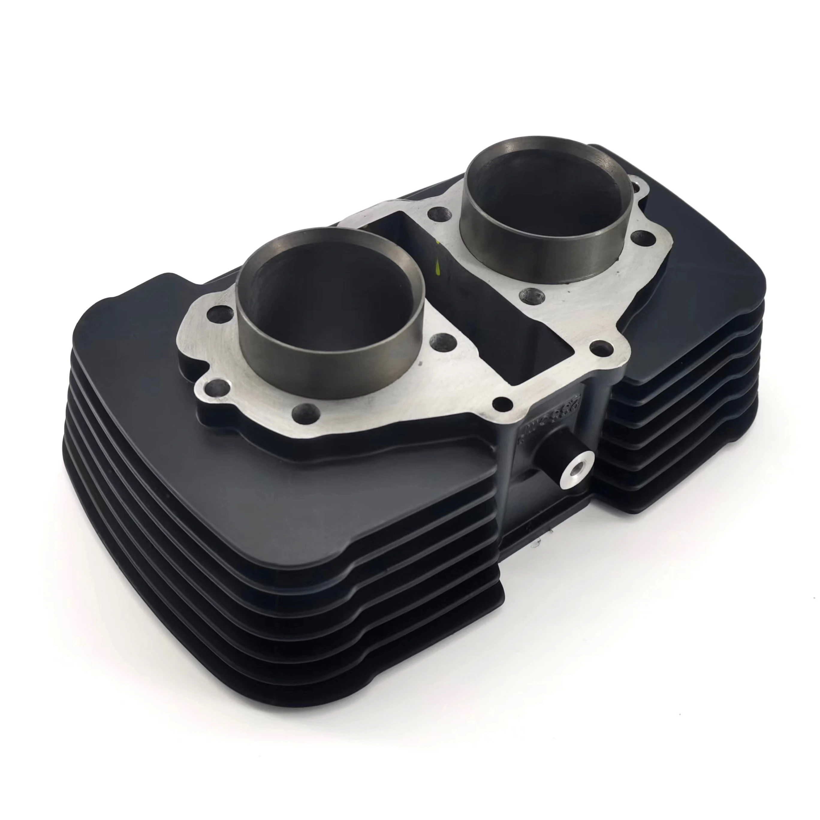 Finely Processed Air-cooling Twin Bore Series OEM Cylinder Block for Motorcycle