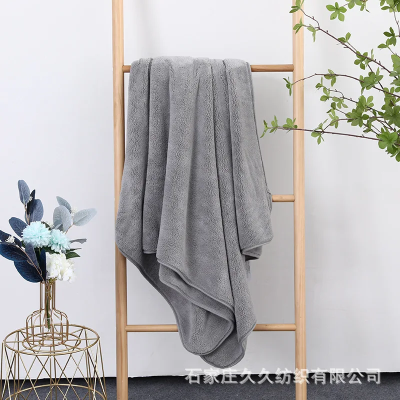 Extra Absorbent Colorful Wearable High Density Drying Spa Microfiber Bath Set Towel For Children