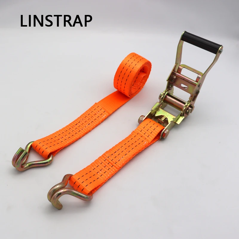 Straps Ratchet Fastening 50 Mm/ 10M Cargo Lashing Belt For Trailer