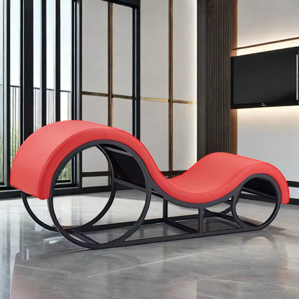 Hot Sale S-shaped Love Sofa Multi-Function Erotic Postural Aid iron frame Bedroom Sex Furniture Chair for couples