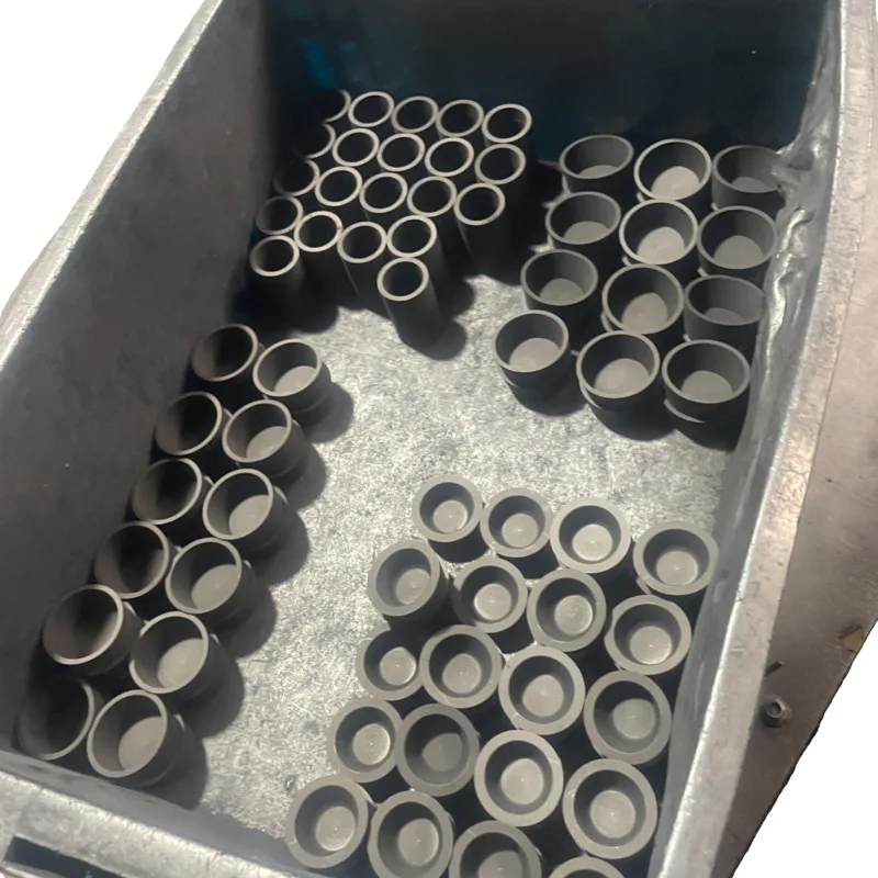 High-temperature resistant gold and silver smelting laboratory finely processed high-purity graphite crucible