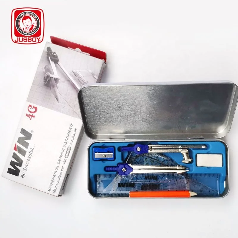 Хит продаж оптовая продажа канцелярские товары прайс-лист Геометрическая коробка математический набор