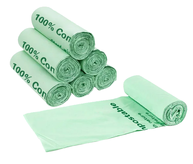 Компостируемый биоразлагаемый мусорный мешок в рулонах 5 13 30 39 галлонов полиэтиленовые мешки для мусора