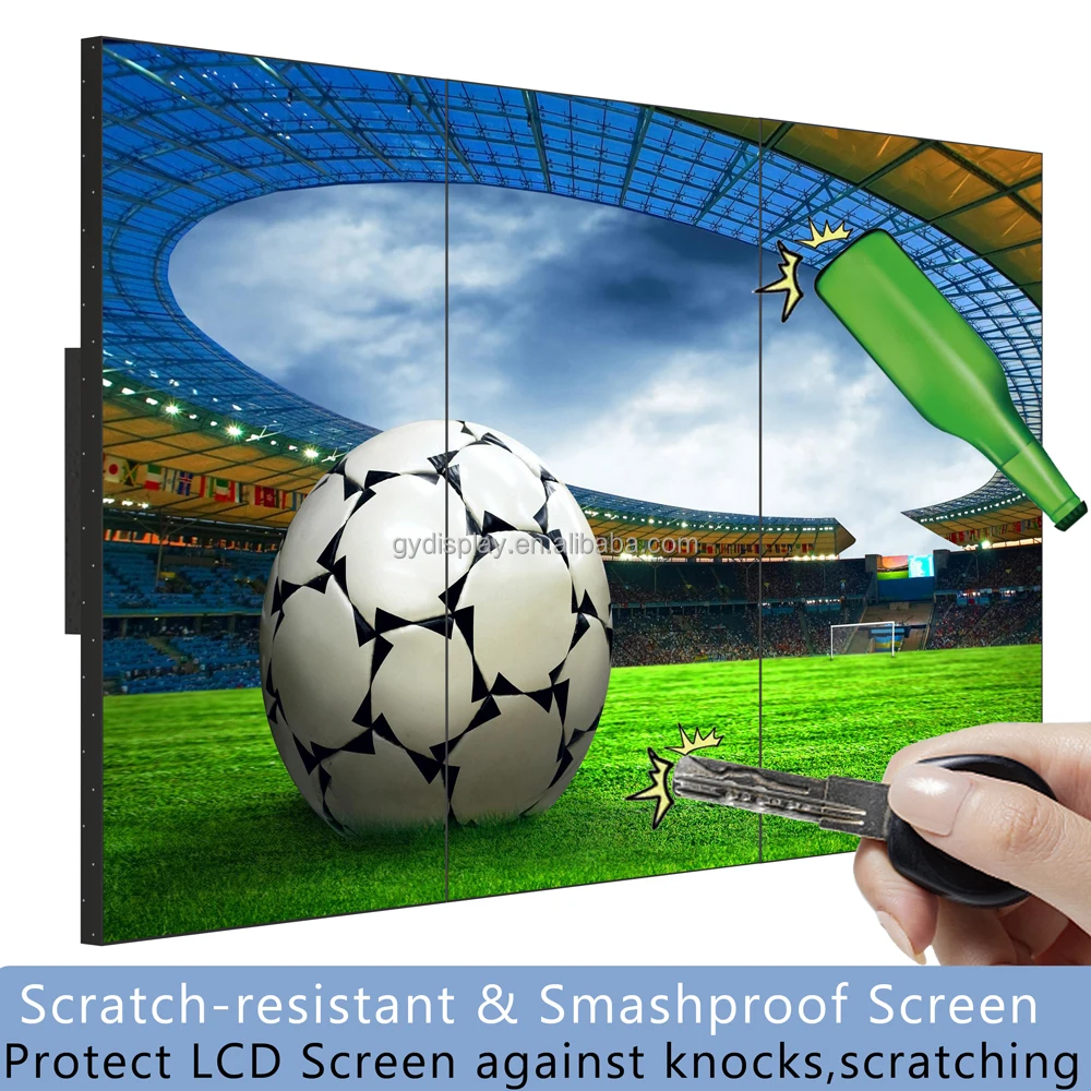 98-inch narrow edge 14mm patchwork LCD splicing screen HD splicing TV wall seamless splicing screen