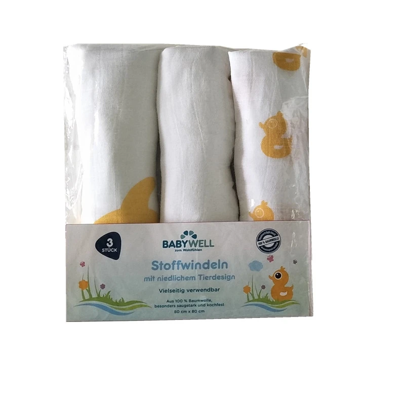 3 Pieces Set Soft Muslin Baby blanket 100% Organic Bamboo Blanket