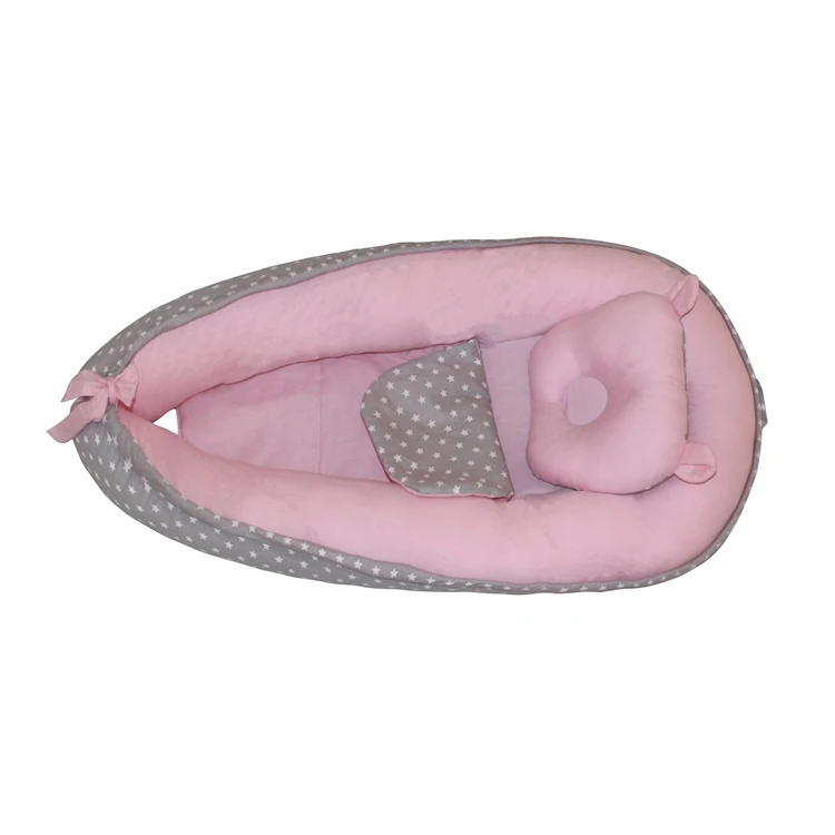 Wholesale Breathable Baby Travel baby nest with pillow
