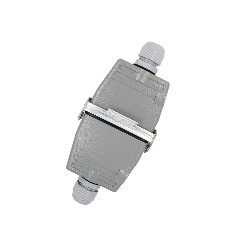 iehc Heavy duty connector HE-6 bit 10 hole 16 pin 24 32 48 core rectangular hot runner waterproof aviation plug socket