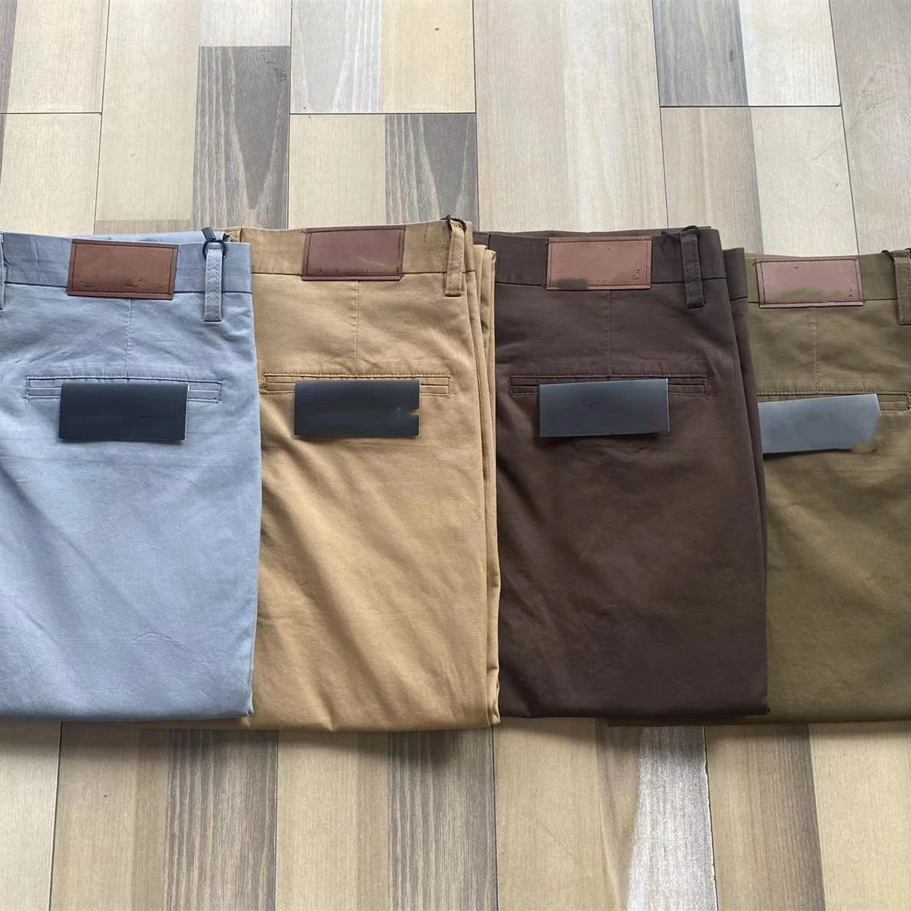 100% cotton khaki chino pants for men casual slim fit stretch straight cotton chino pants men