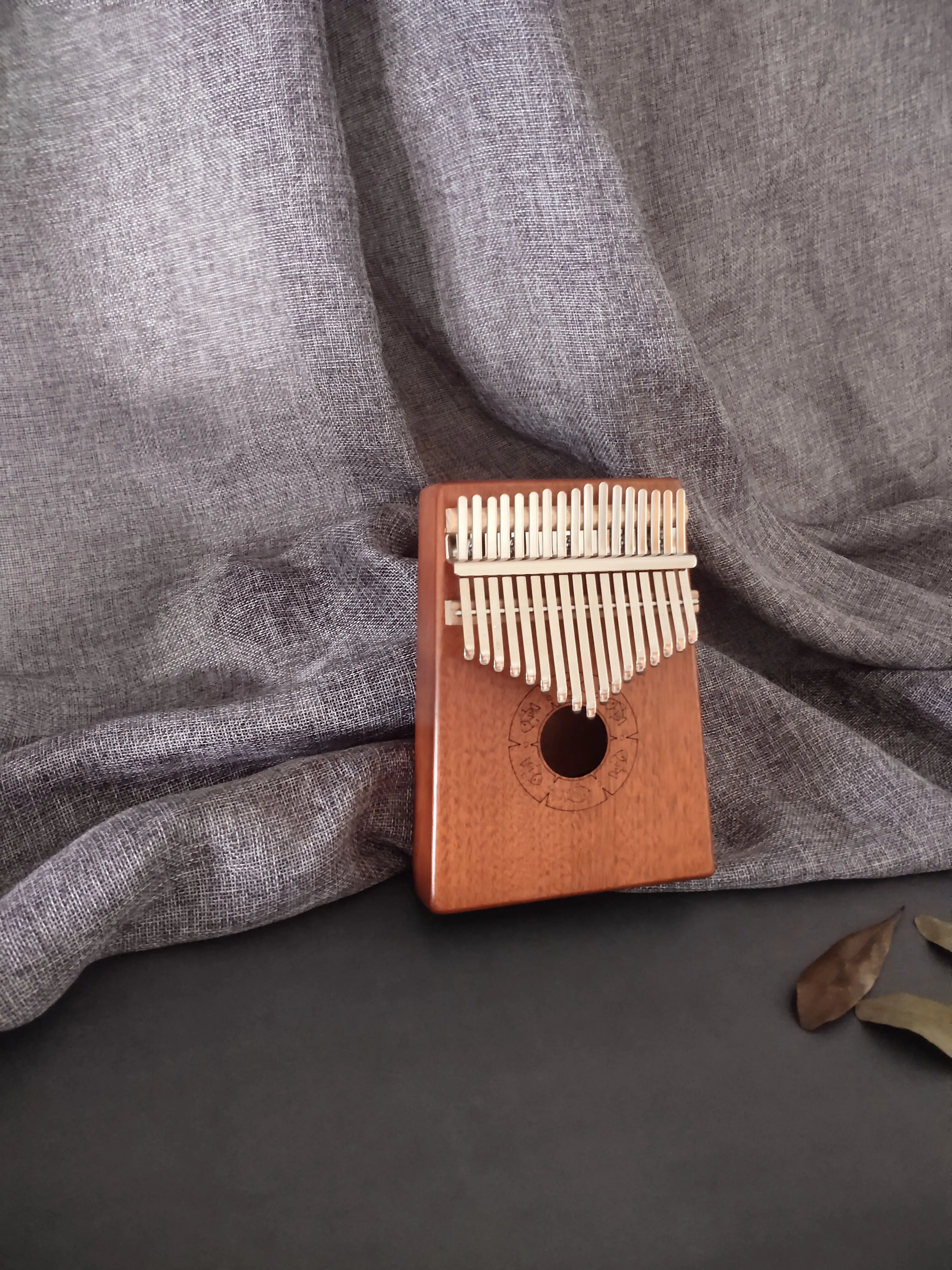 Walter High quality little fish cut Cartoon Thumb Piano 17 Key Kalimba with menu and Tune Hammer, Gift for Kid, Adult Beginners