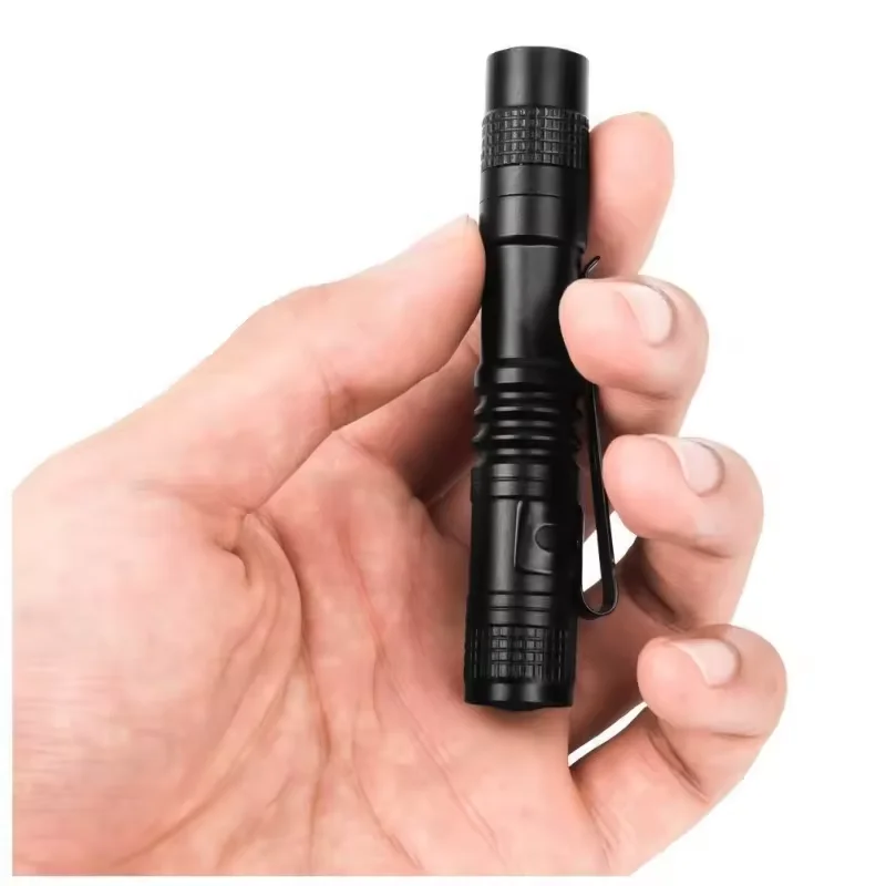 Mini LED Flashlight Waterproof Lantern AAA Battery 1 Switch Mode Outdoor Camping Flashlight