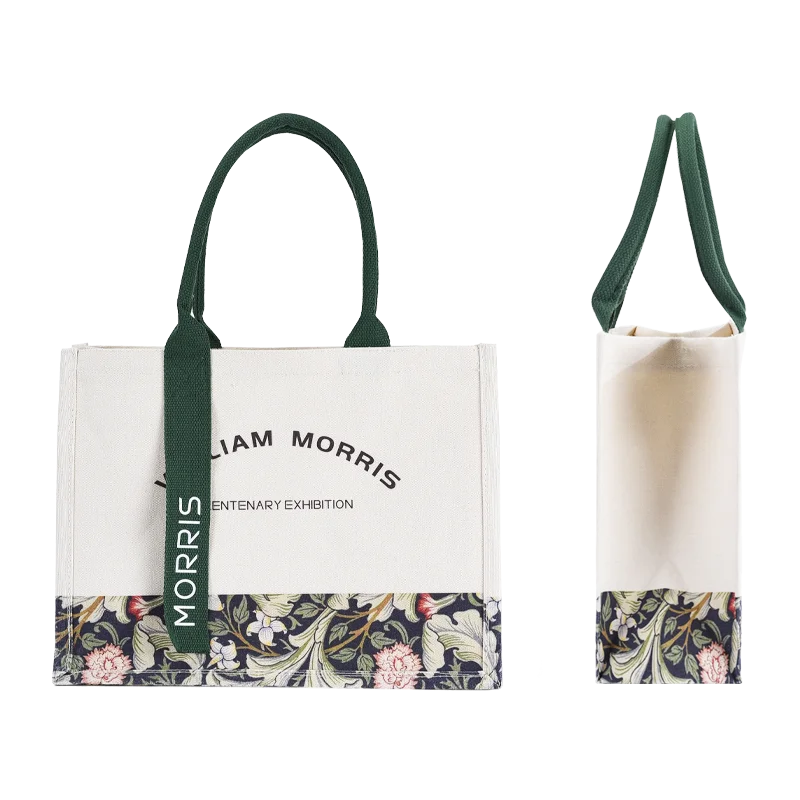 Custom Logo Printed  Eco friendly ladies women handbag  designer canvas tote bag with logo printed